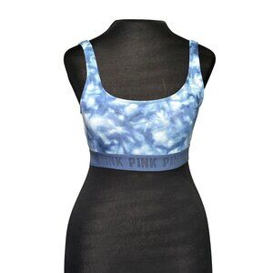 Victorias Secret Pink Ultimate Blue Tie-Dye Sports Bra XS